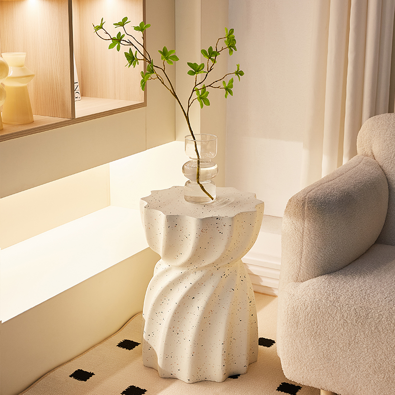 现代简约沙漏小圆几客厅沙发旁茶几边几轻奢高档家居装饰品高级感