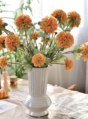 好货美式乡村秋色蒲公英仿真花花束假花家居装饰餐桌客厅摆件摆设