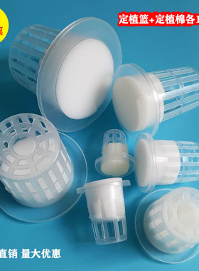 水培定植篮定植海绵固根器定植杯水耕无土栽培配件水培蔬菜定植棉