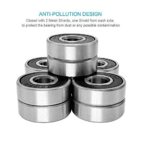 好货100Pcs/Set 608RS Ball Bearing ABEC-5 8X22X7 Mm Deep Groo