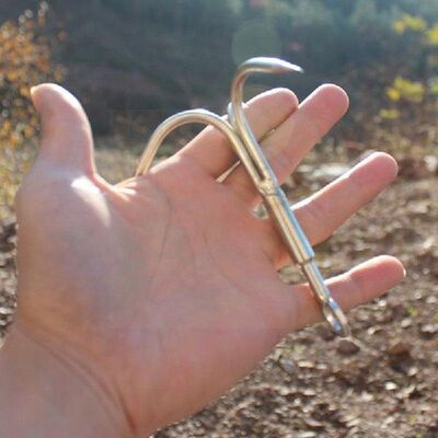 Survival Grappling Steel Hook Rock Climbing Claw Outdoor
