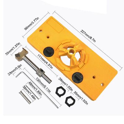好货1 Set Cabinet Hinge Jig Convenient Professional Simple