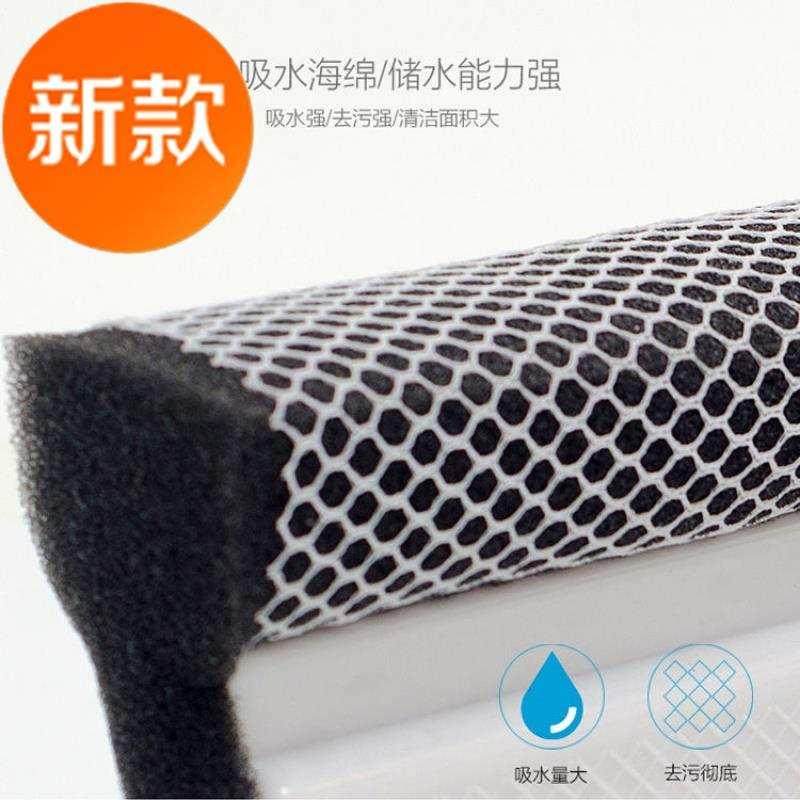 新品擦玻璃神器家用伸缩杆高玻窗户清洁工具双面楼璃l洗清刮水器