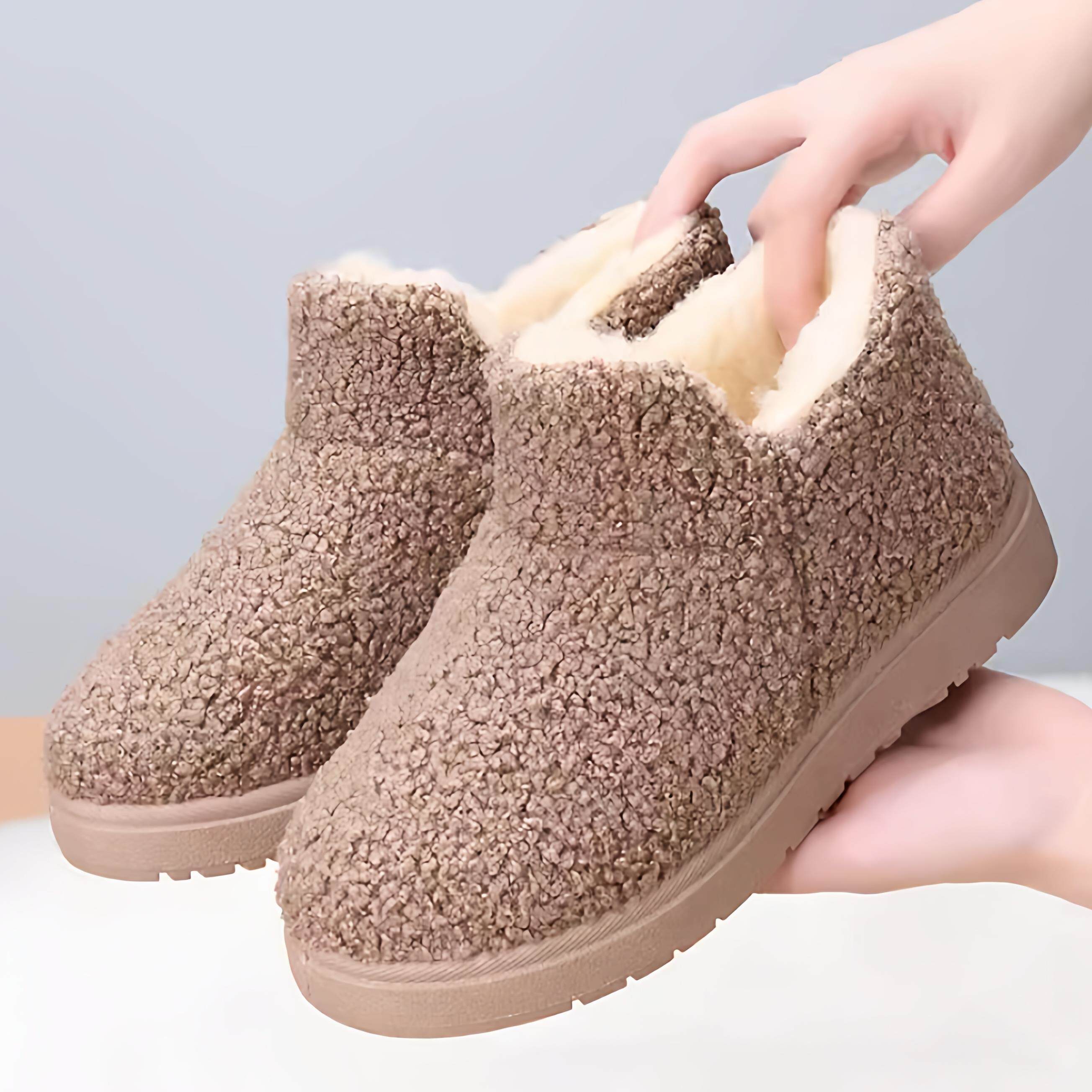 2025冬季新款老北京棉鞋女居家保暖防滑棉拖鞋加绒加厚妈妈雪地靴,女鞋,棉鞋,淘宝优惠券,粉丝福利购,淘宝优惠卷