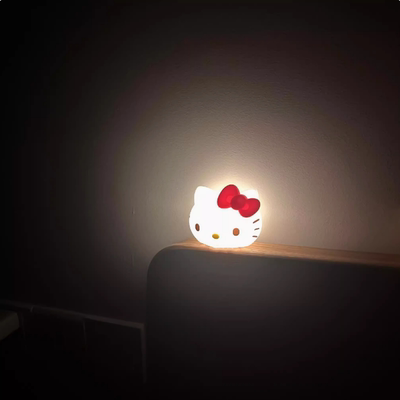 HeloKity猫小夜灯学生宿舍拍拍灯