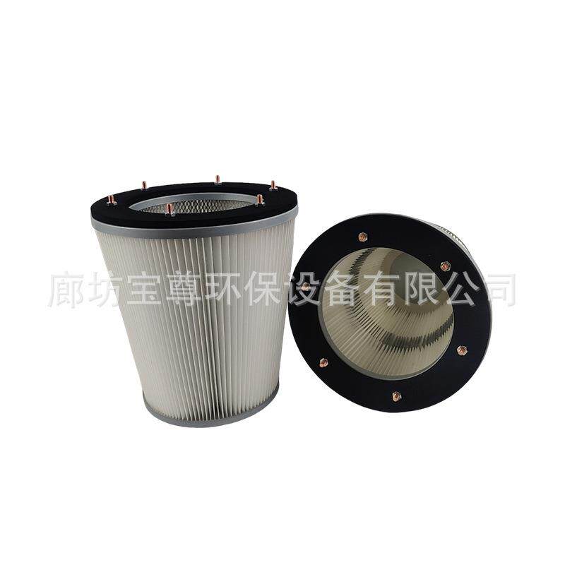 工业吸尘器拨片式除尘滤筒325*240*330机械粉尘过滤器除尘滤芯