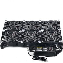 可调速17.3寸外星人机械革命大风量笔记本散热器电脑底座风扇220V