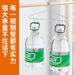 不锈钢衣架304家用挂衣凉晾挂钩架子衣服撑子铁加粗加厚大衣衣挂