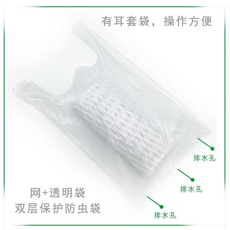 水果保护网套番石榴芭乐专用泡沫套袋防虫袋芭乐防尘包装袋一体袋