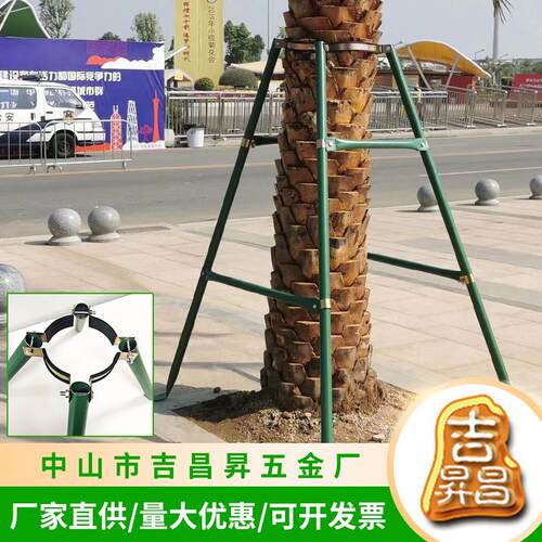 树木支撑架园林工具树苗支撑固定器绿化支撑杆多规格通用树木抱箍
