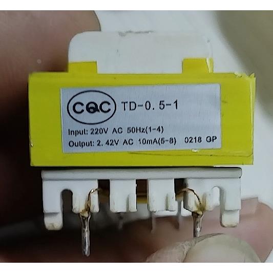 定做空调挂机变压器 TD-0.5-1  220V转2.42V ZZ-EI28-2.42-10mA