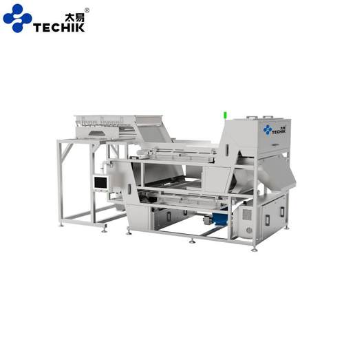 履带式蔬菜坚果中草药去除恶杂异物智能视觉分选机除杂机