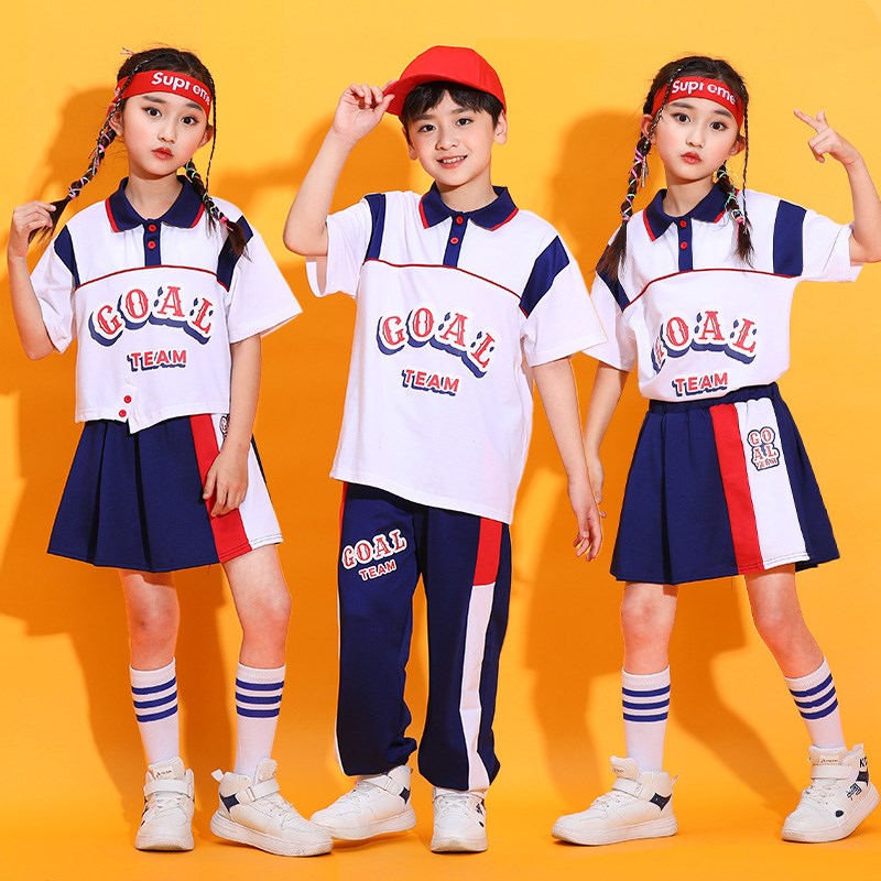 国庆儿童演出服团体啦啦操服装小学生运动会啦啦队开幕式班服套装