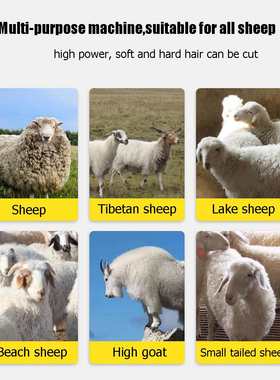 13 Teeth Electric Sheep Goats Shearing Sheep Wool Scissors