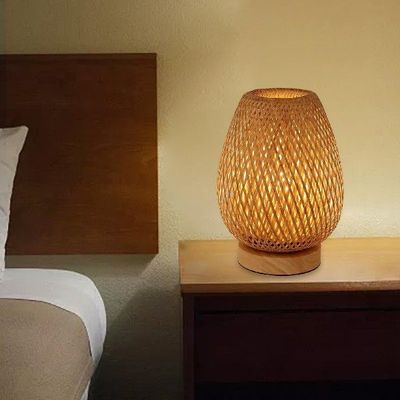 Bamboo Lampshade Attachments Decorative Simple Japanese