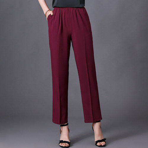 好货10 Colors Summer Women Pencil Pants High Waist Casual St