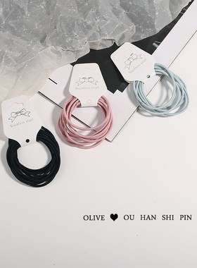 Japanese colorful headband, rubber band hairband, high elast