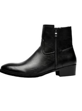 Hot Sales 2021 Genuine Cowhide Leather Boots Men High Zip T