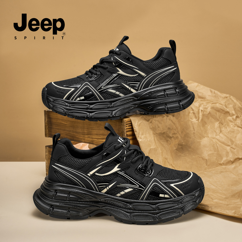 jeepspirit男鞋2025新款老爹鞋男