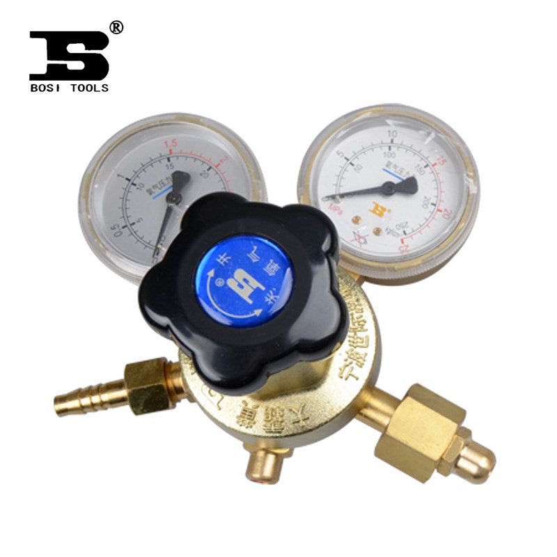 波斯氧气减压器氧气表减压表压力表全铜防震连接阀减压阀稳压器