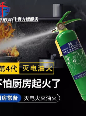 水基灭火器3C认证正品车载家用商用2L3L绿色环保手提式水剂灭火器