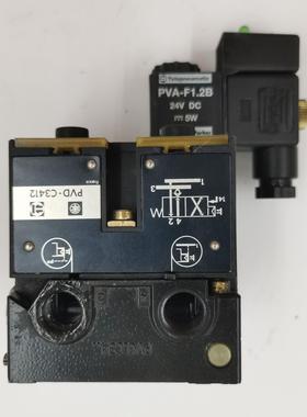 美国原装正品Parker电磁阀 PVD-C3412 线圈 PVA-F12B 现货