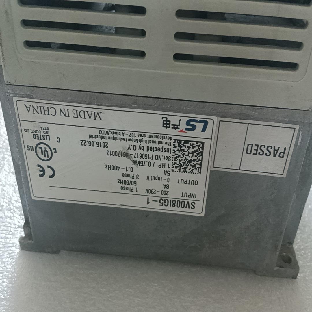 议~LS变频器0.75kwSV008iG5-1/220V拆机实物