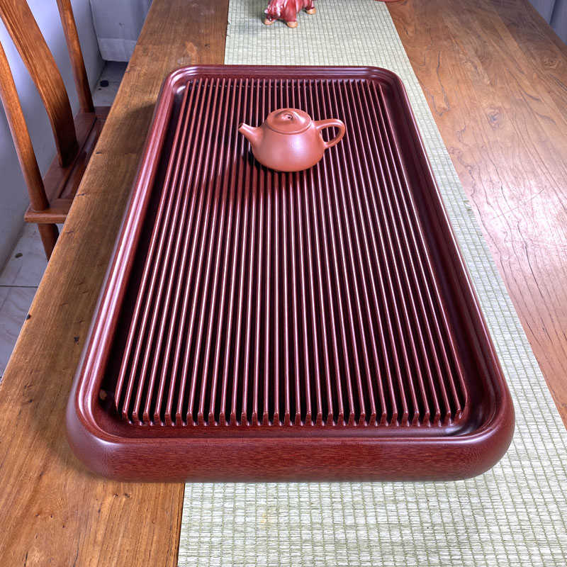 电木款茶盘德国台湾电胶木家用小茶托盘新中式茶具大红木茶台托盘