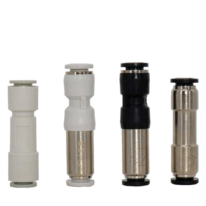 气动快速接头气管式AKH08真空止回阀SPU-06空压机单向阀cvpu-10mm