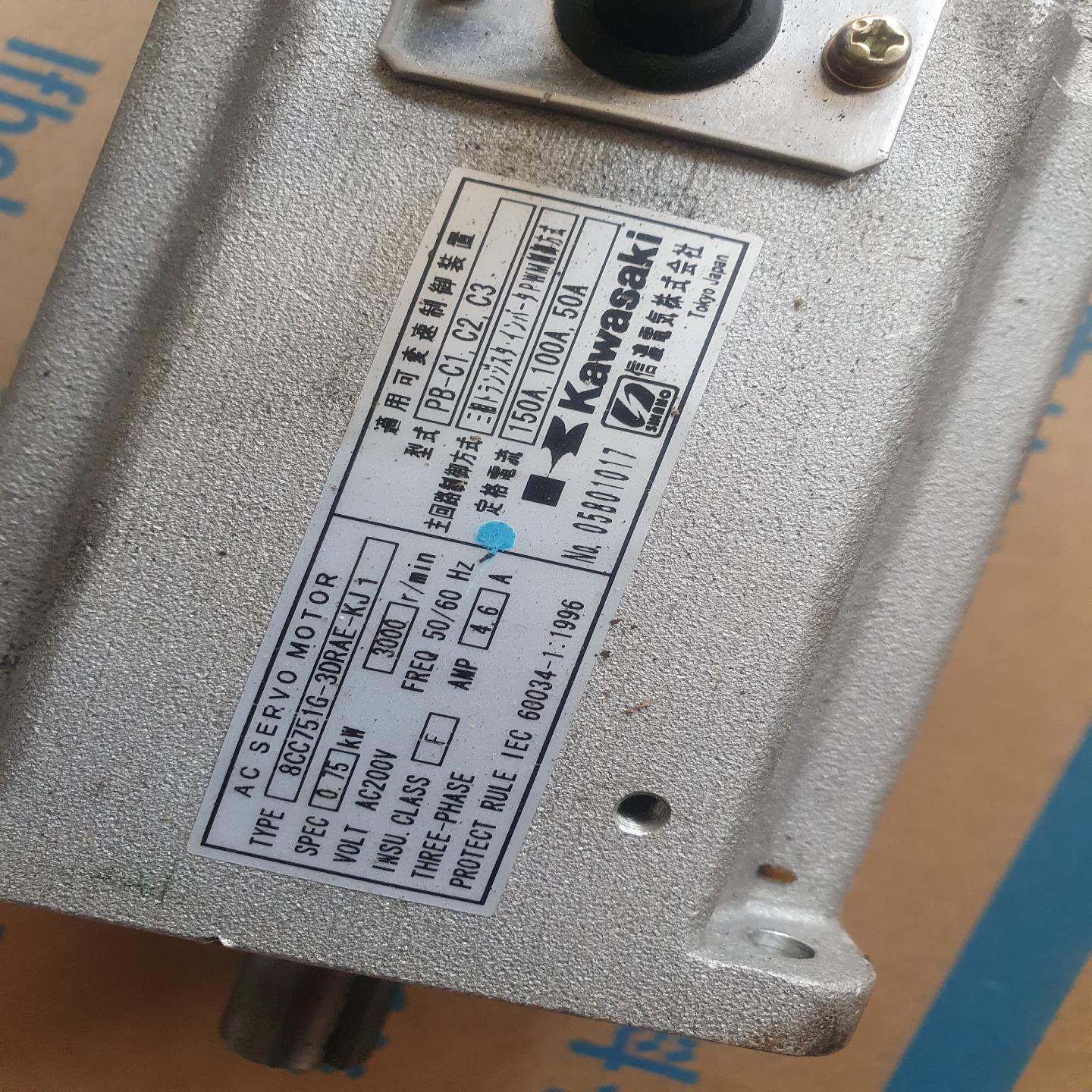 议价川崎8cc751g伺服电机75w特别760适用