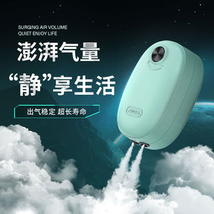 SQG鱼缸氧气泵家用鱼池充氧泵小型静音打氧机水族箱大功率增氧机