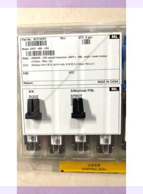 02313URY QSFP-40G-LR4 40G单模~议价