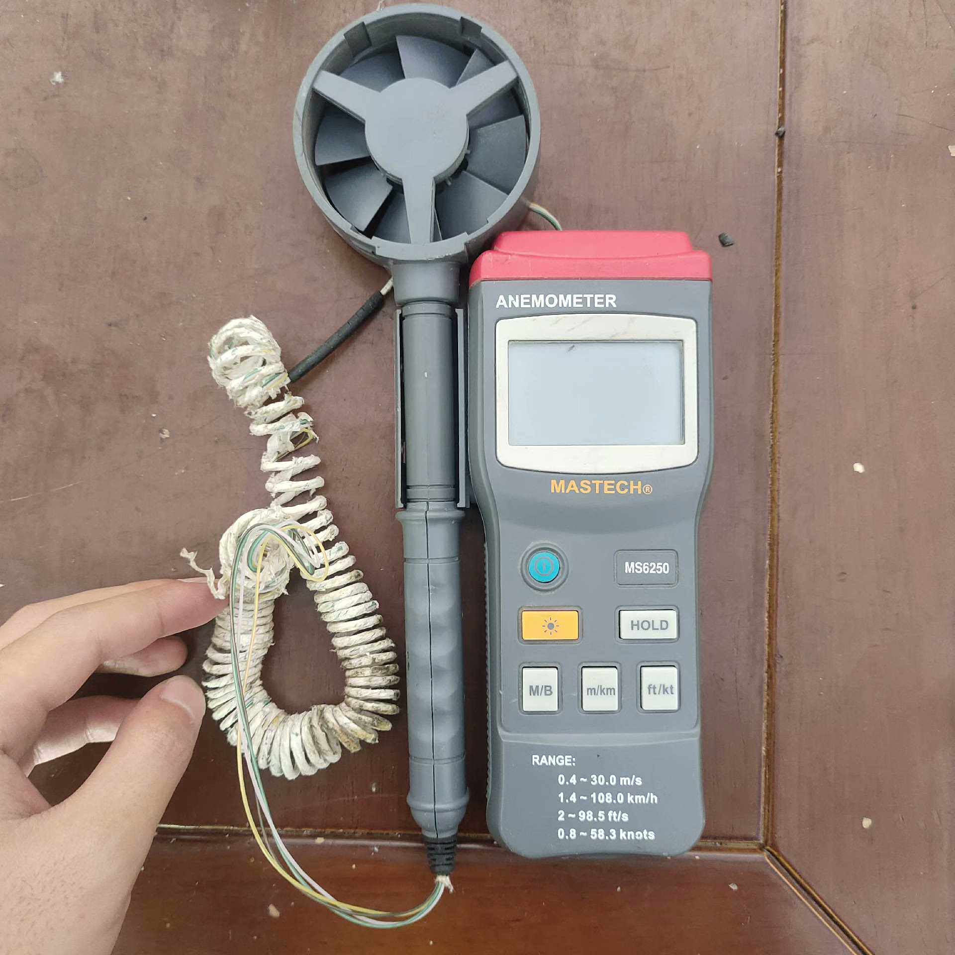 询价~华谊MasTech数字风速仪MS6250风速计 分体式风速仪