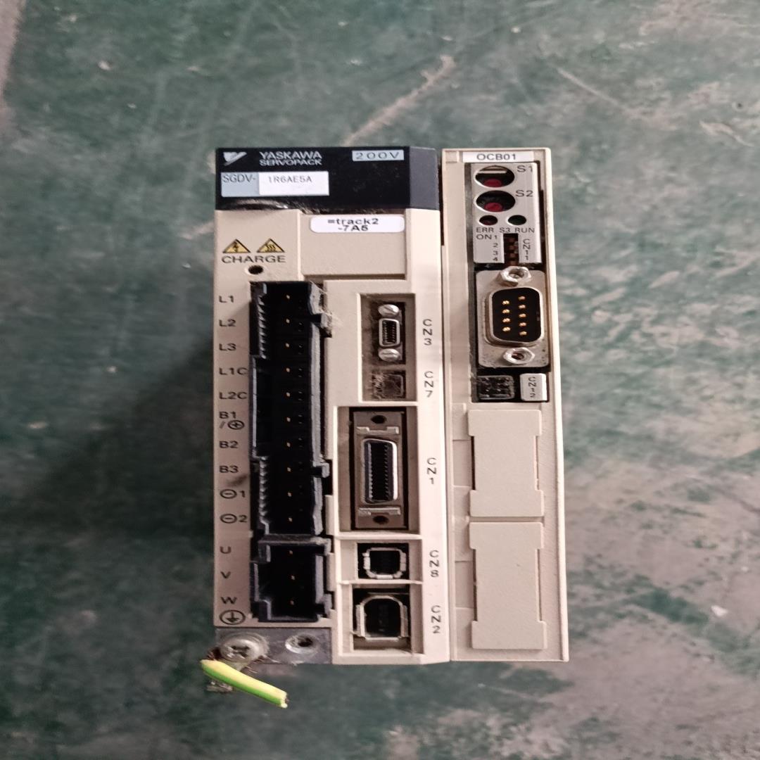 (议价)SGDV-1R6AE5A+SGDV-0CB1A安川伺服驱动器