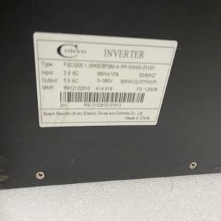 议 3P380 康沃变频器FSCG05.1 PP一 30K0