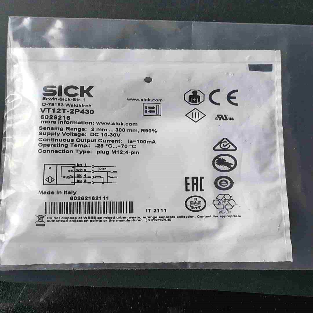 德国SICK传感器VT12T-2P430货号6026216单议价