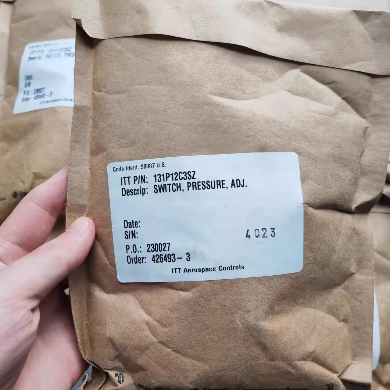 美国ITT Neo-Dyn 压力开关131P12C3SZ原装现货