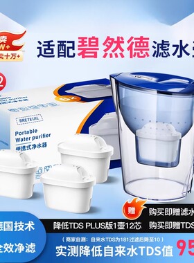 适配德国碧然D滤芯Br1ta净水壶家版通用滤水壶过滤除垢跨境