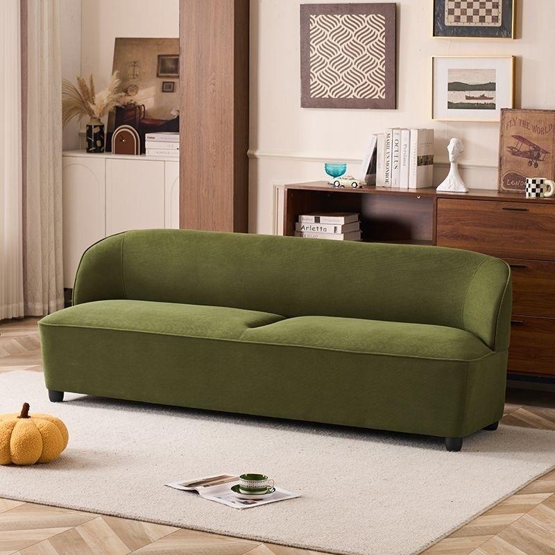 轻奢简约小户型公寓沙发客厅家用出租屋卧室服装店休息区直排沙发