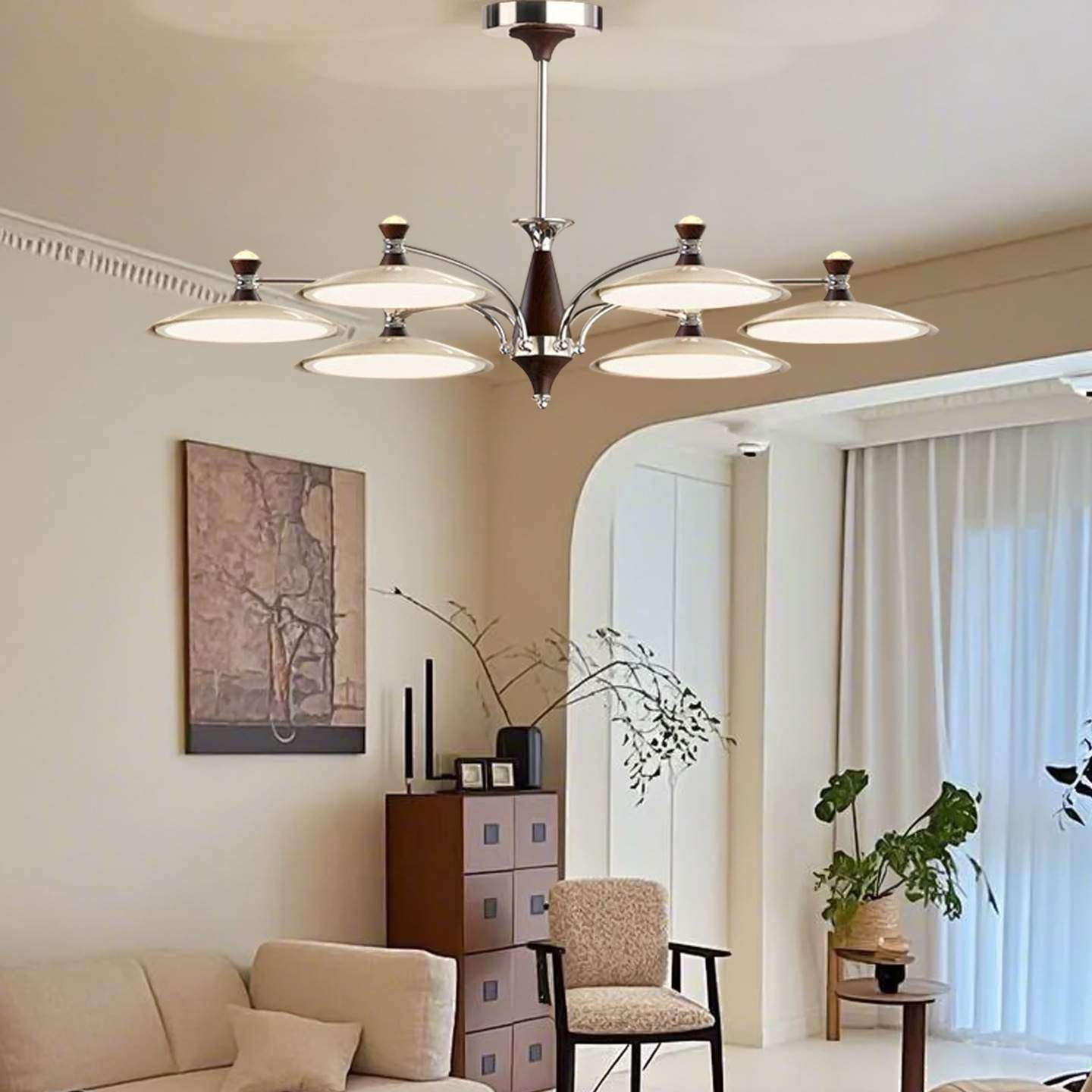 中古风客厅主灯轻奢吊灯法式复古奶油风大灯复古风高级感超亮吊灯,包装,五金配件包装,淘宝优惠券,粉丝福利购,淘宝优惠卷