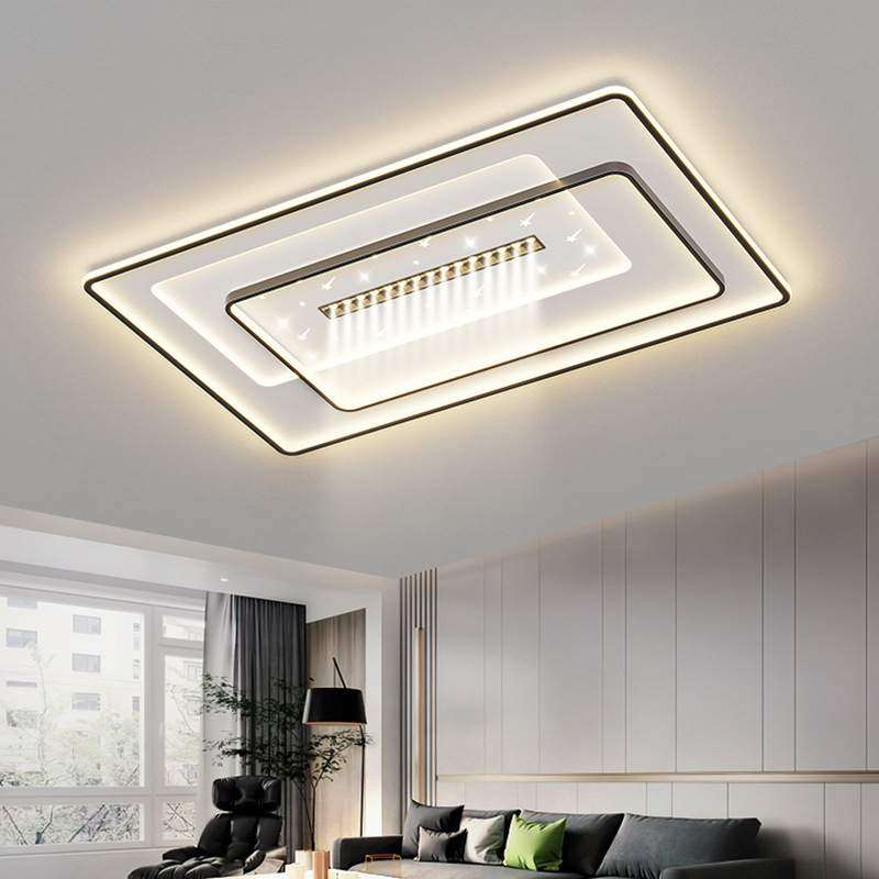 新款长方形高档客厅主灯极简大气轻奢智能大厅吸顶灯广东中山灯具,橡塑材料及制品,亚克力/有机玻璃,淘宝优惠券,粉丝福利购,淘宝优惠卷