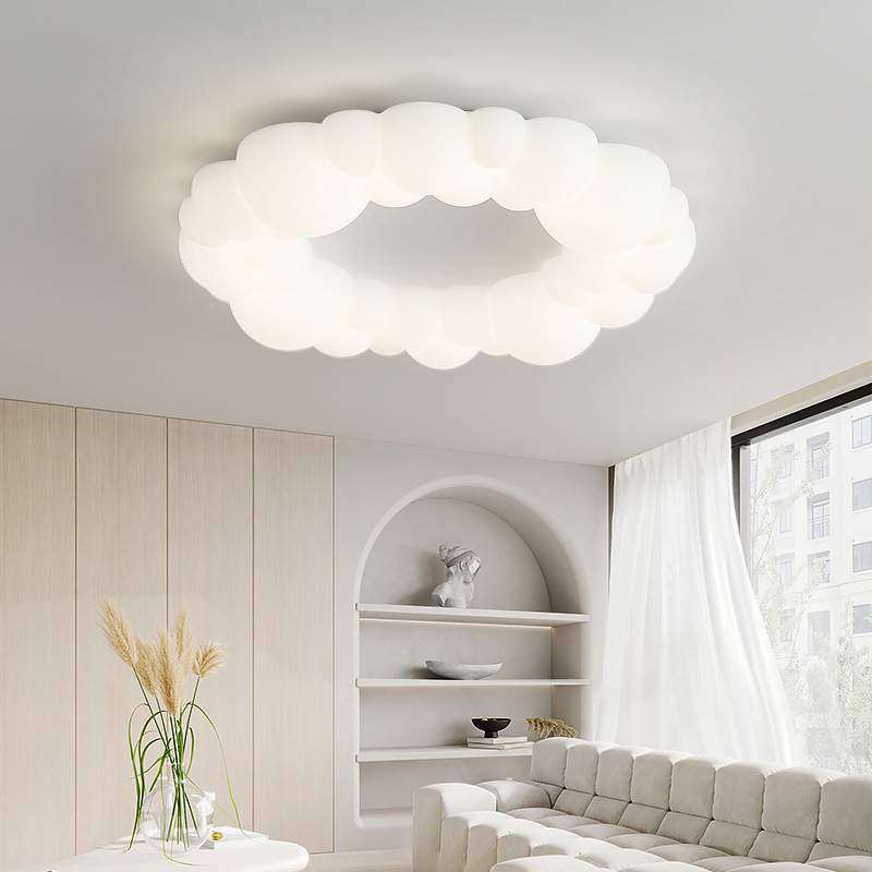 全光谱奶油风客厅灯现代简约大气主灯网红灯具护眼卧室led吸顶灯,五金/工具,深沟球轴承,淘宝优惠券,粉丝福利购,淘宝优惠卷