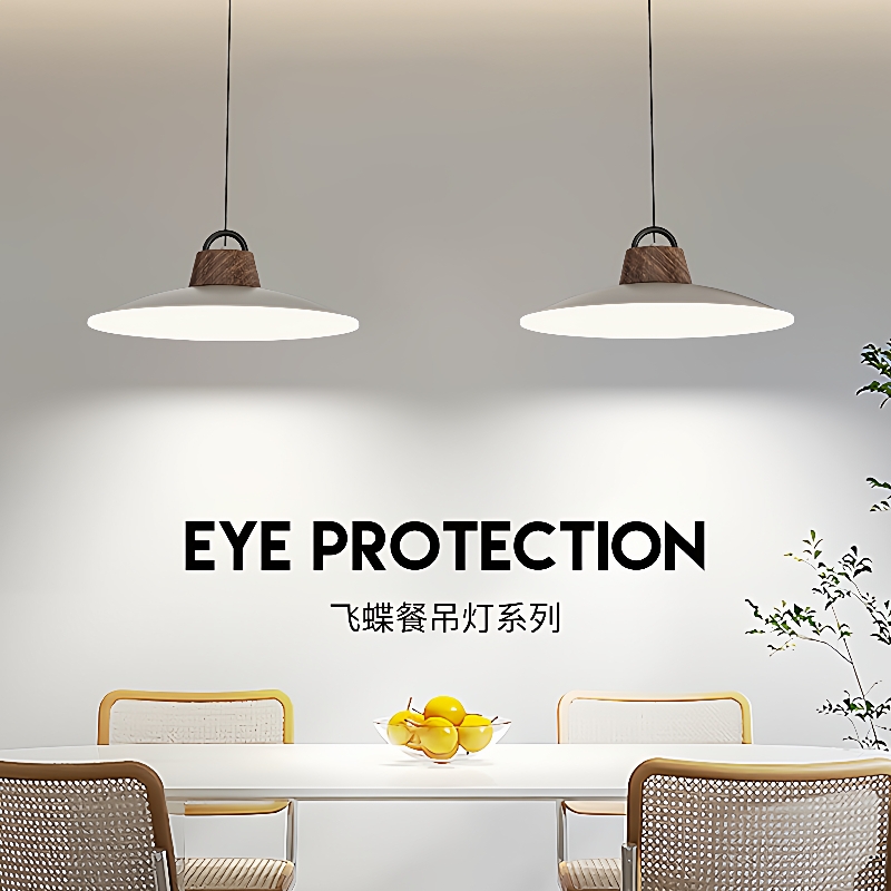 2025新款简约餐厅复古风渔夫帽吊灯中古风创意吧台饭厅设计师款