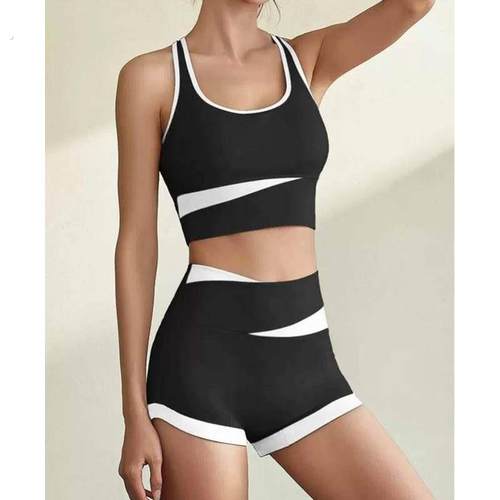 平角泳裤女泳衣泳裤套装2025夏季泳装四角瑜伽高级感女生夏装黑色