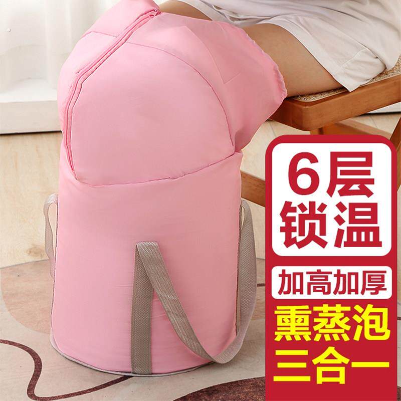 2025新款过膝加厚泡脚桶便携式旅行家用保温可折叠收纳足浴桶
