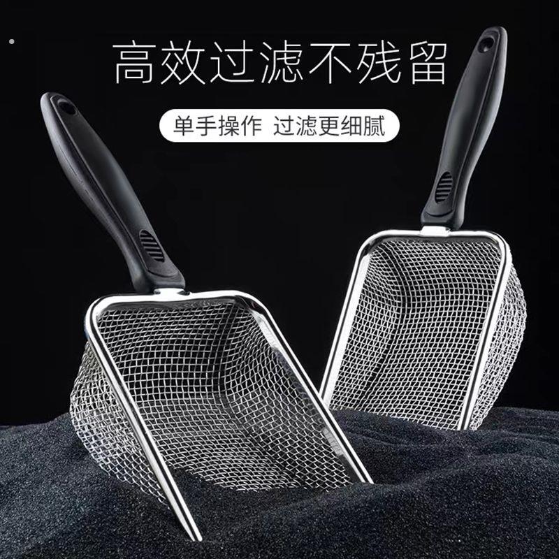 花土筛土壤筛筛子筛网特大号筛土神器细孔猫砂铲爬行宠物铁铲用品