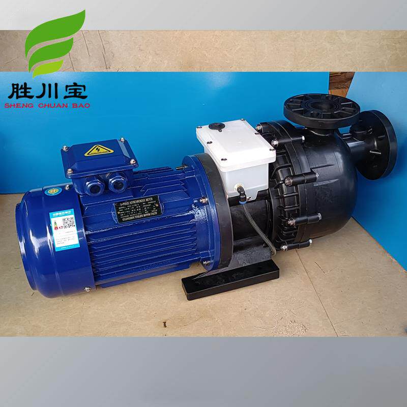 新款一体成型自吸筒防空转马肚泵卧式大头泵电动耐酸碱包邮