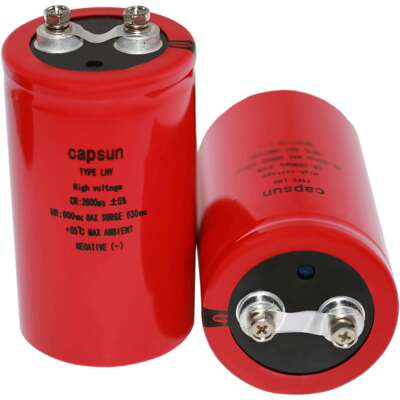 电容600V2400UF铝电解电容青佺汽车电容器品质保证