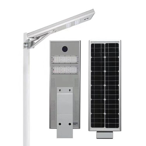 户外防水IP65太阳能LED道路平板型材60w景观照明灯一体化路灯强光