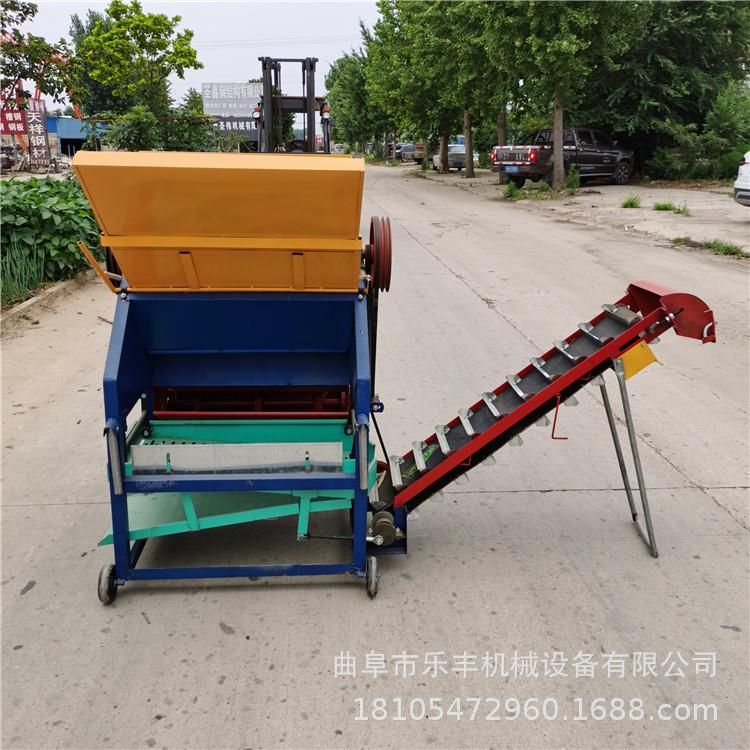 家用小型鲜花生摘果机干湿两用打花生机花生摘果自动装袋机
